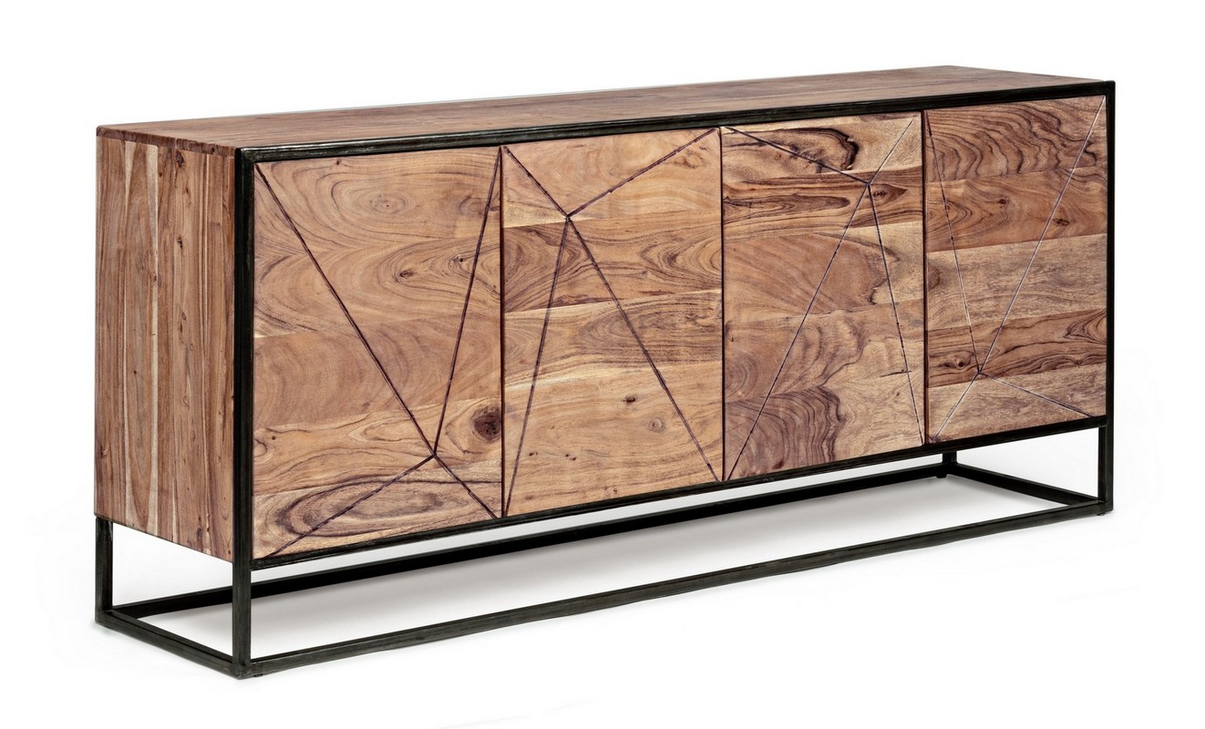 Credenza in legno 4 ante - egon